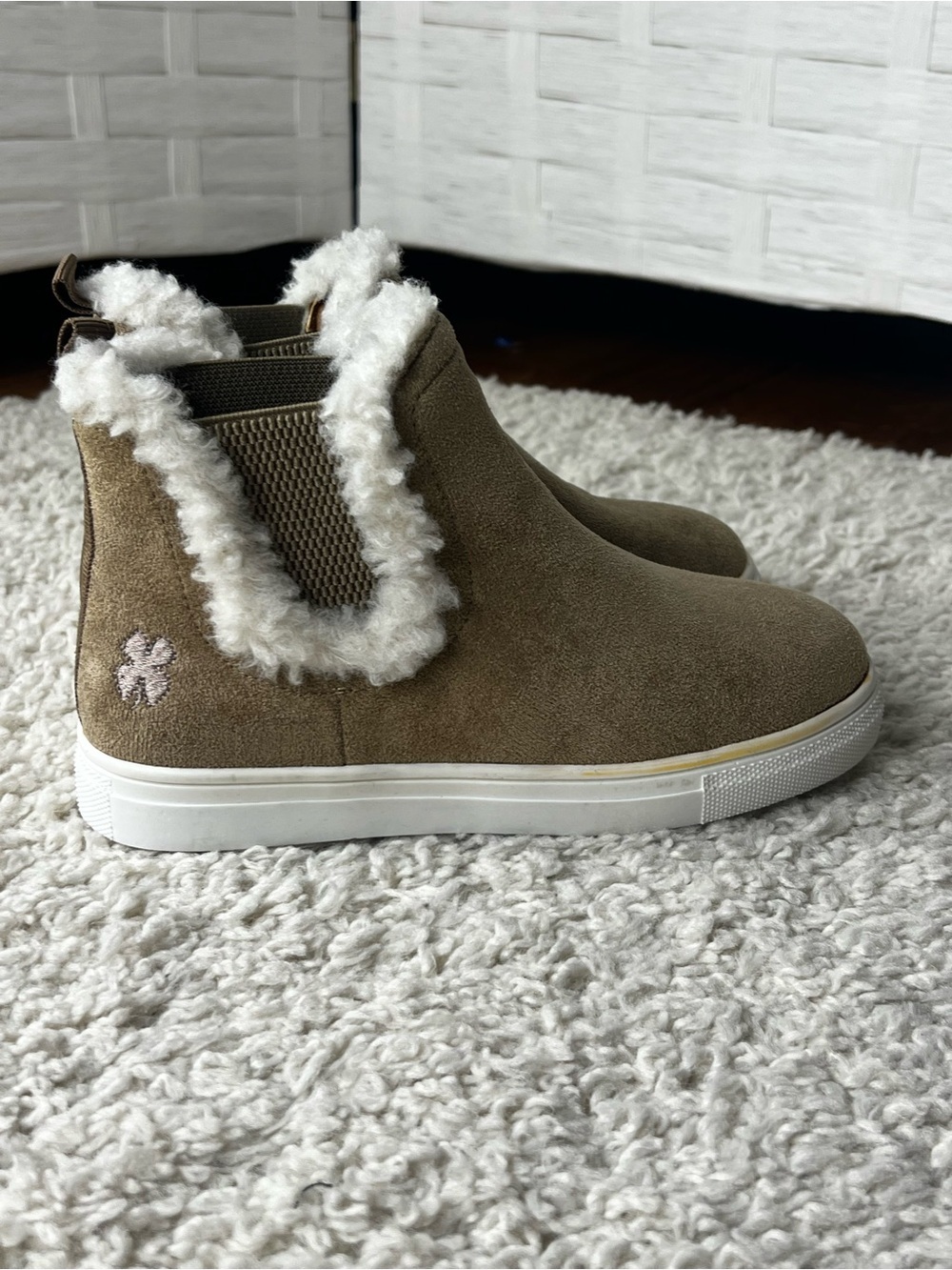 GIRLS LUCKY BRAND FAUX SUEDE/FUR BOOTS SZ 13 NWT - Picture 12 of 16